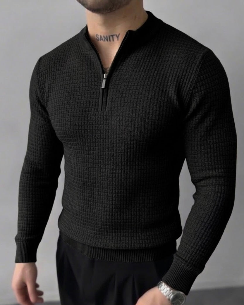 half zip sweater