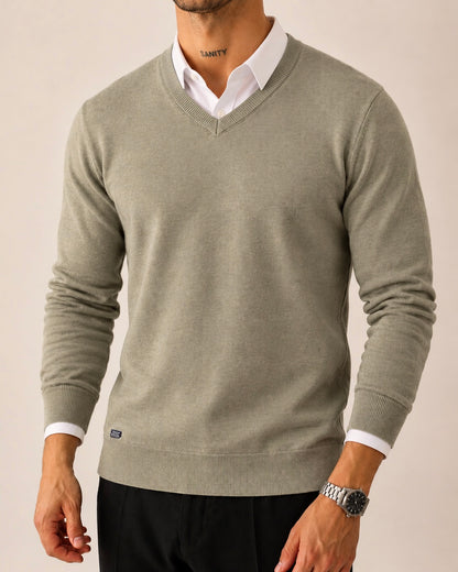 V-neck sweater