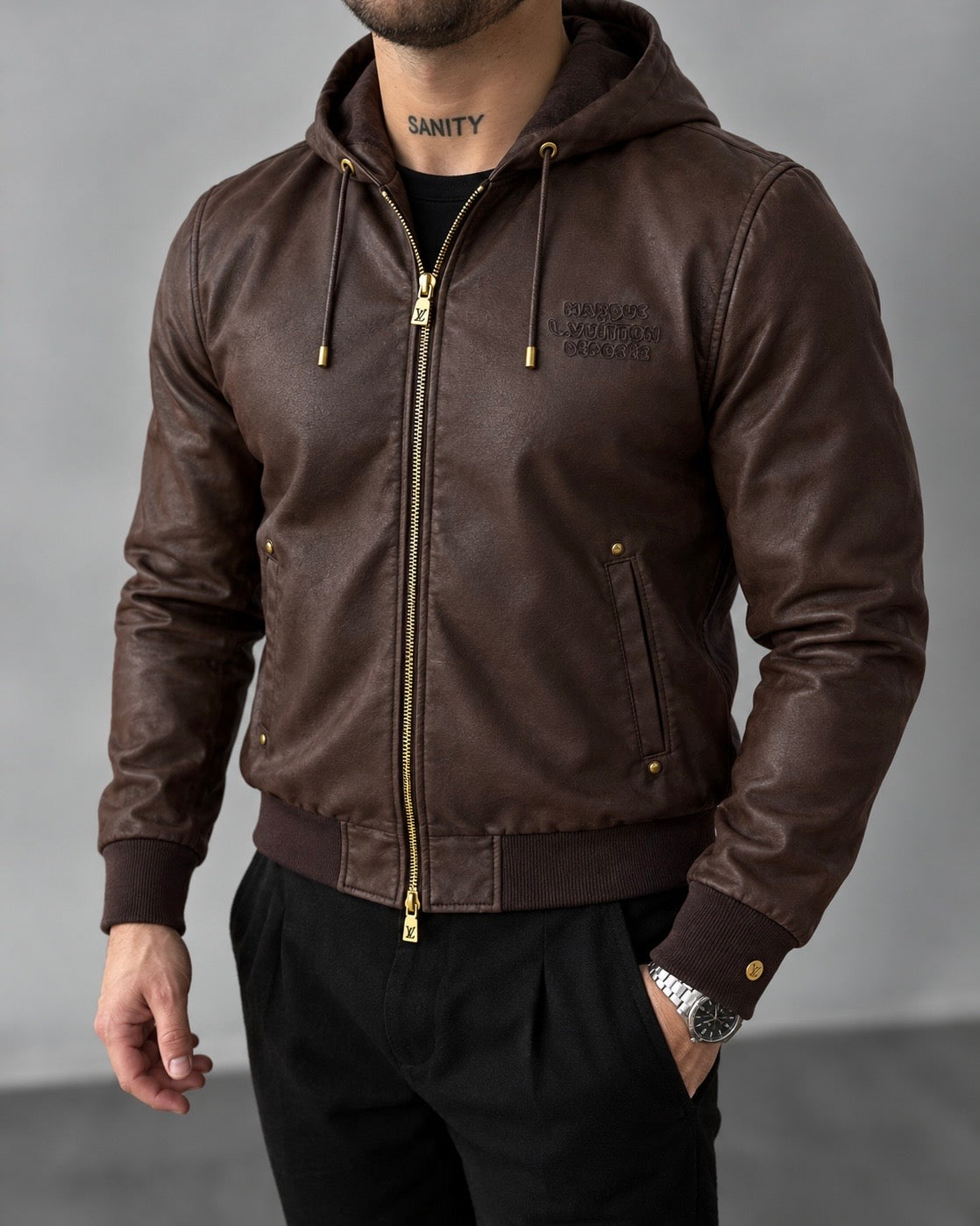 leather jacket