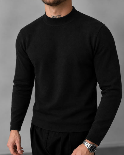 mock neck sweater