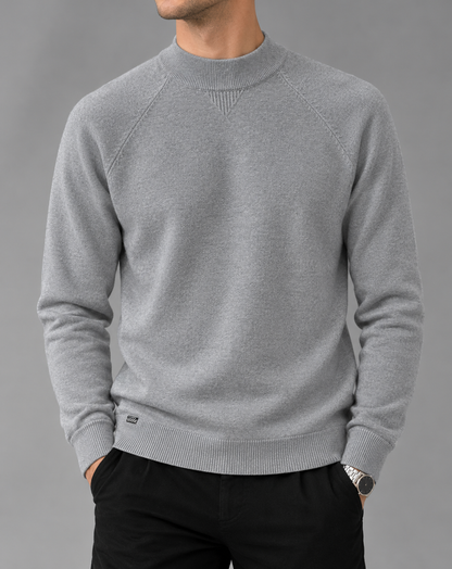 mock neck sweater