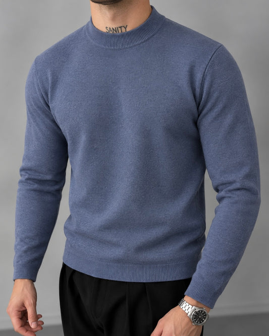 mock neck sweater