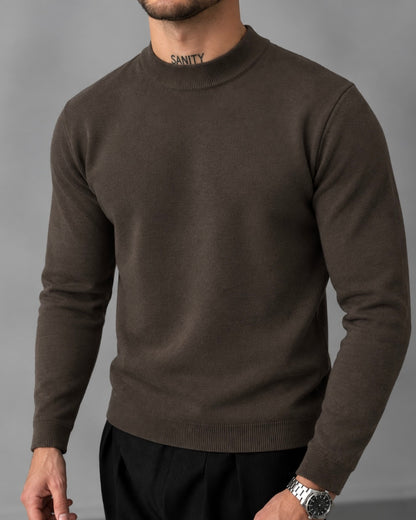 mock neck sweater
