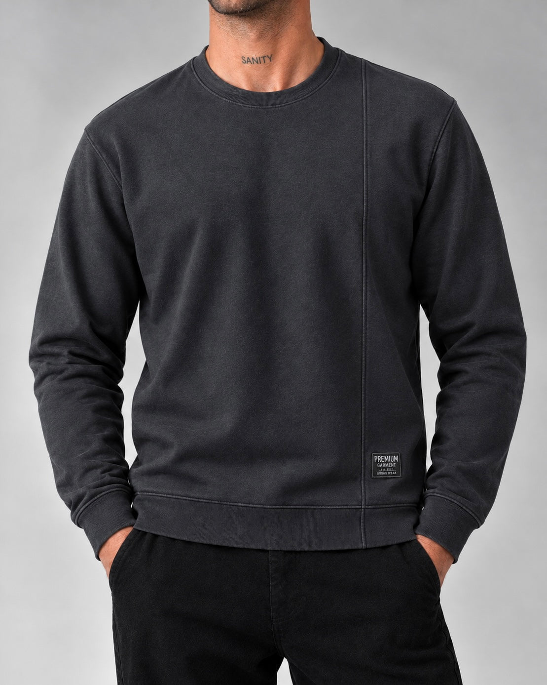 crew neck jacket
