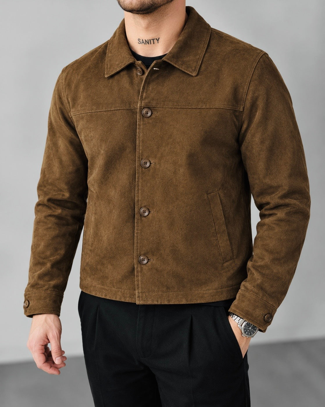 suede leather jacket