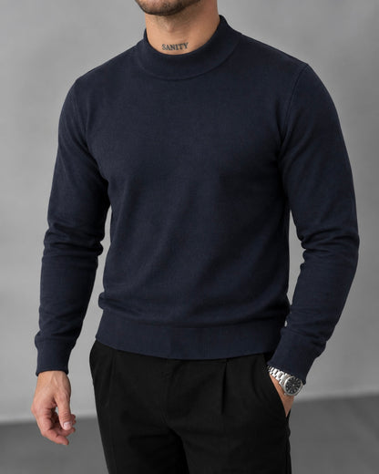 mock neck sweater