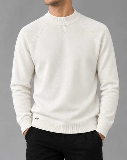 mock neck sweater