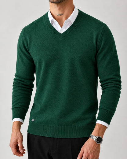 V-neck sweater