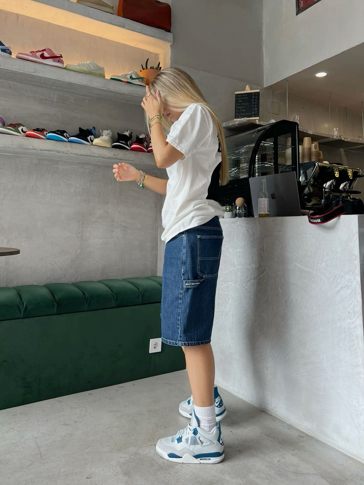 Air Jordan 4 retro ( military blue )