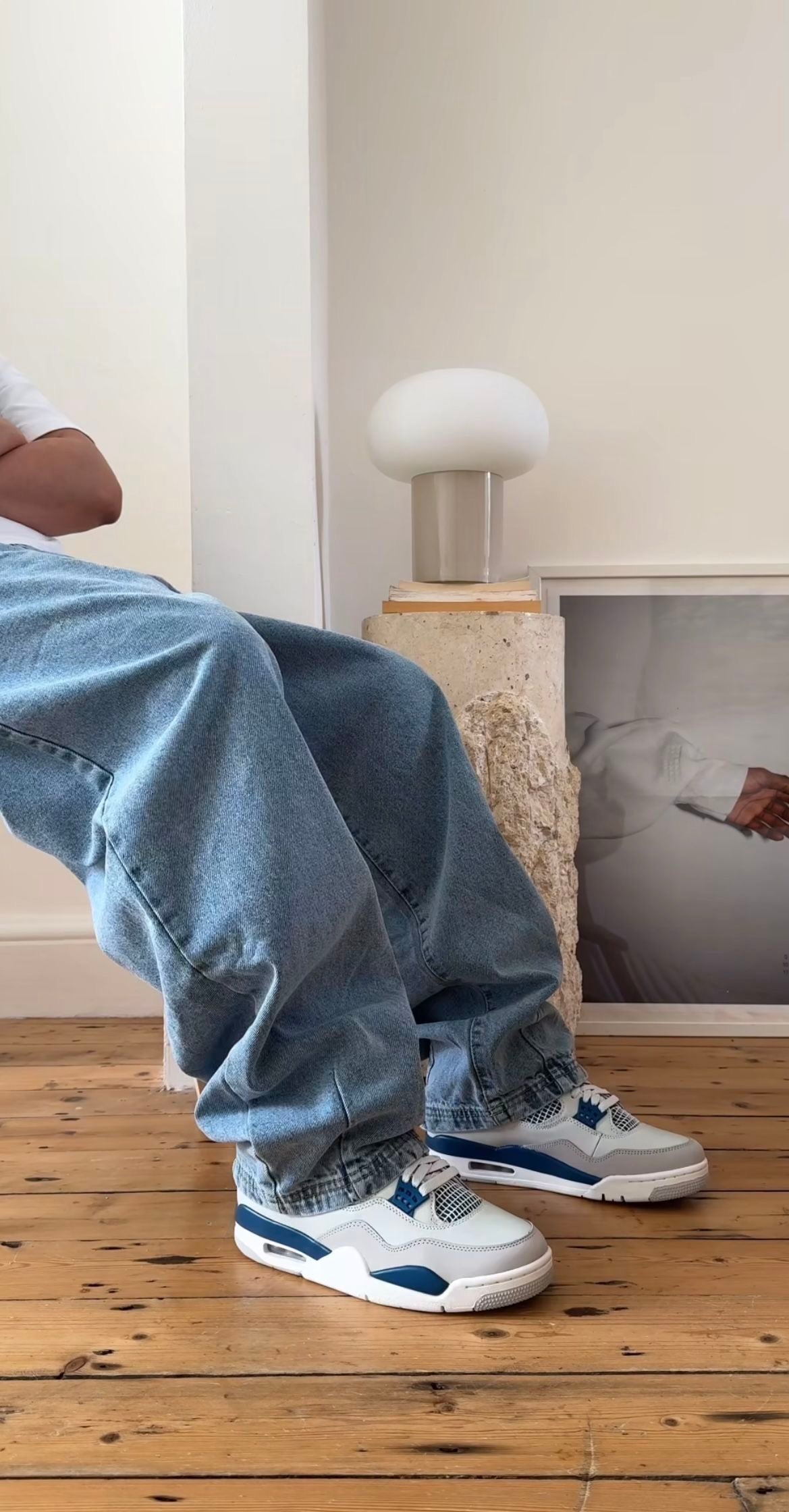 Air Jordan 4 retro ( military blue )