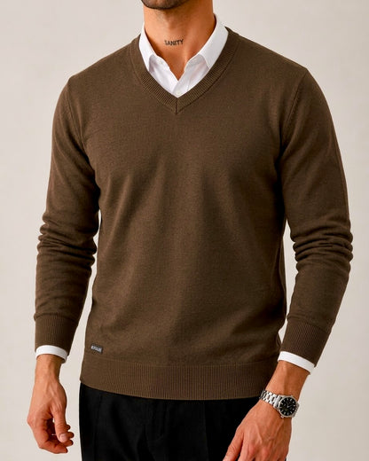 V-neck sweater