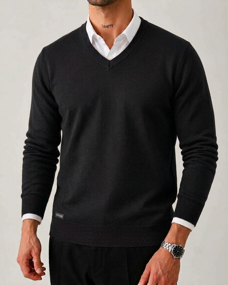 V-neck sweater