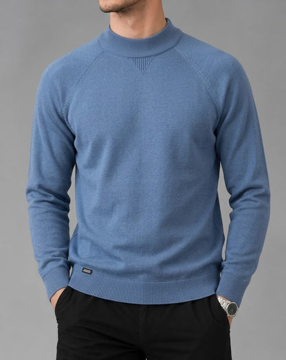 mock neck sweater