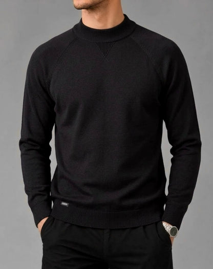 mock neck sweater