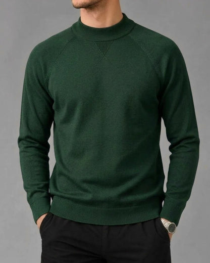 mock neck sweater