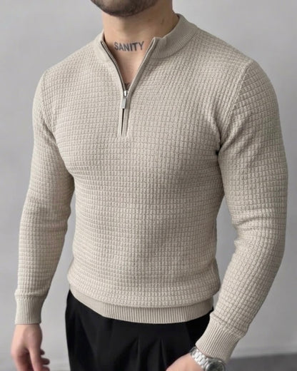 half zip sweater